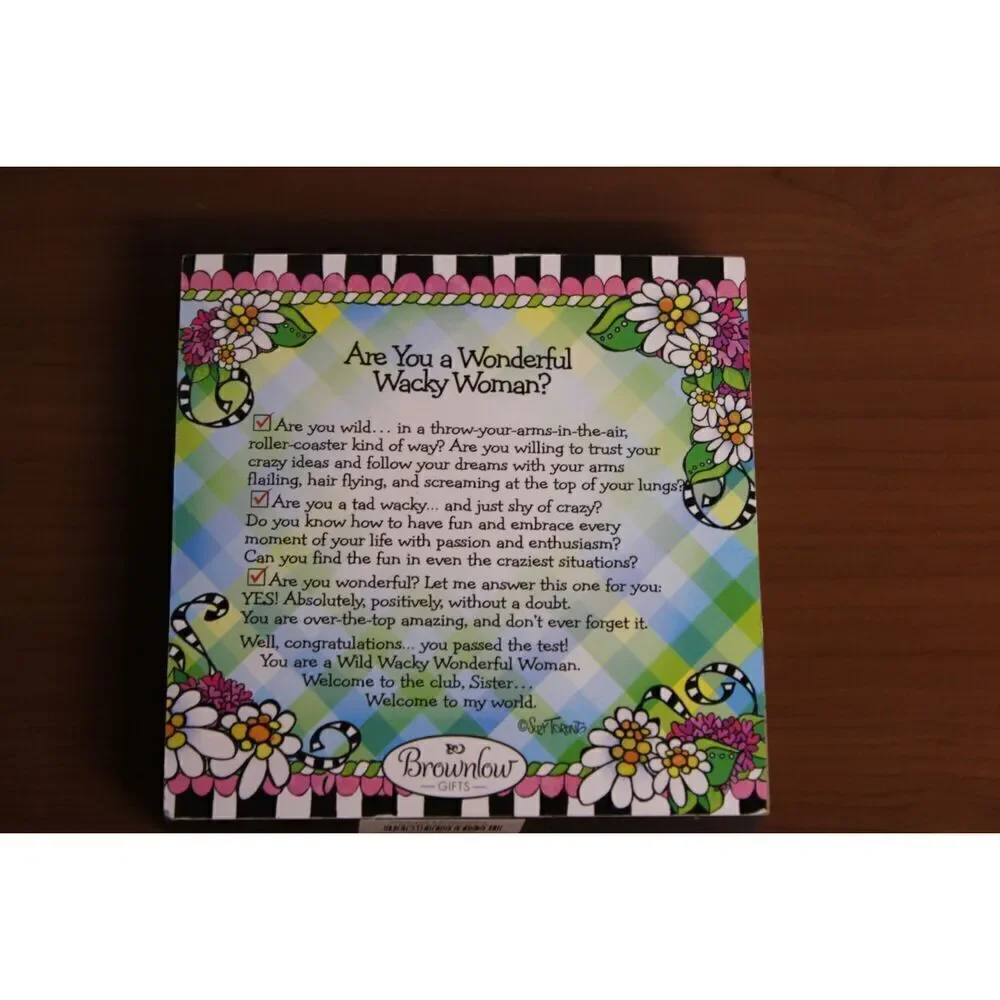 Wacky Woman Tabletop Plaque #A48